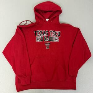 Jerzees NuBlend Texas Tech Red Raiders Hoodie XL Red Pullover Sweatshirt